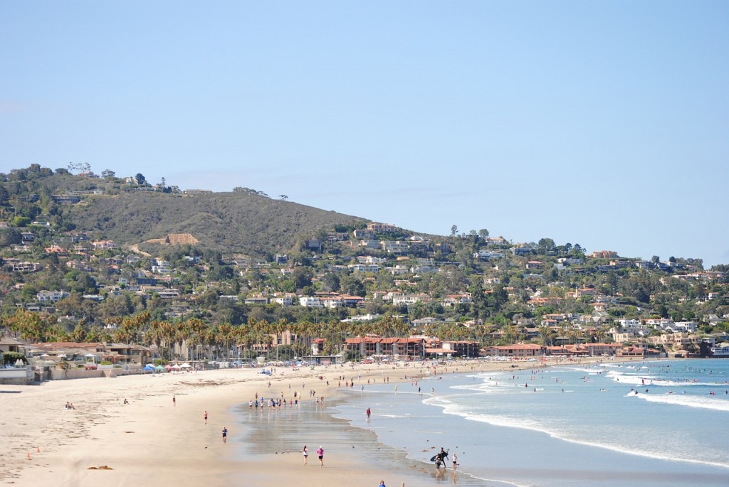 La Jolla Shores strand i San Diego