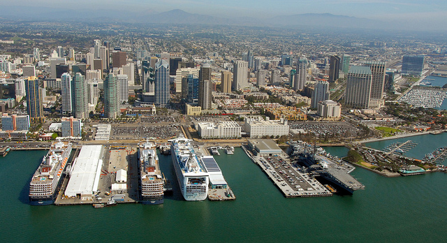 San diego havn fra luften