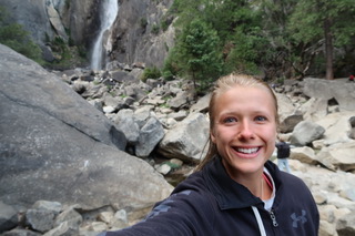 Sara Barløse i Yosemite national park