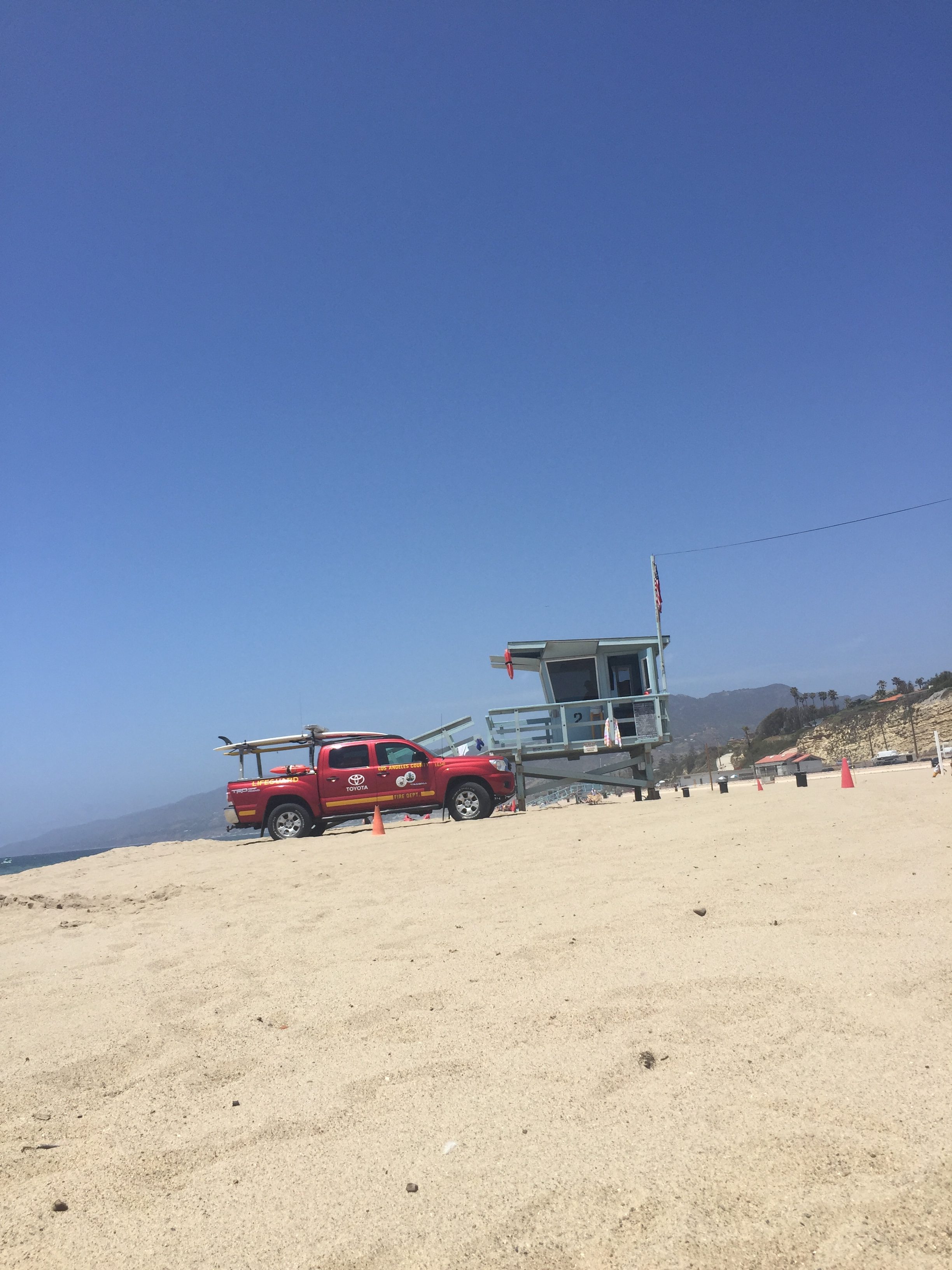 Strand i Californien